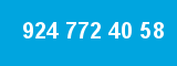 924 772 40 58 924 772 40 58